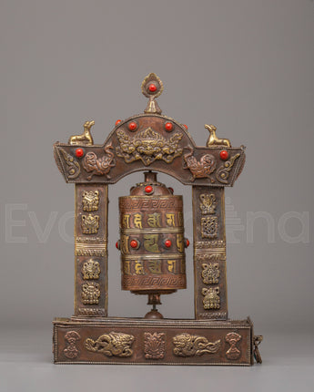 Handcrafted Mantra Prayer Wheel