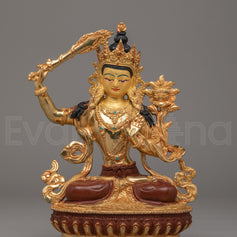 Buddhist Manjushri Statue for Knowledge