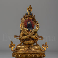 Buddhist Vajradhara with Consort Statue