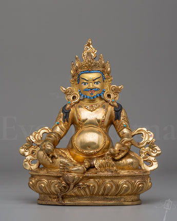 Buddhist God of Wealth Dzambhala Statue