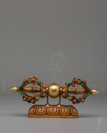 Handmade Buddhist Vajra With Stand