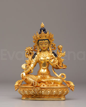 Green Tara Statue