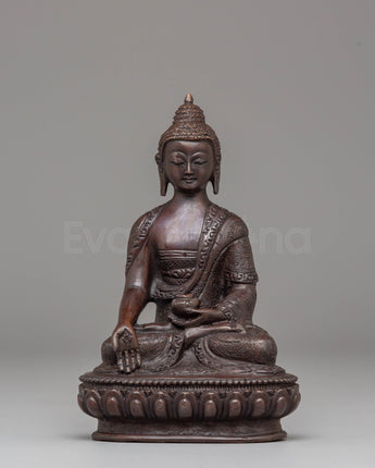 Oxidized Handcrafted Ratnasambhava Statue