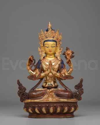 Tibetan Compassion Bodhisattva Statue