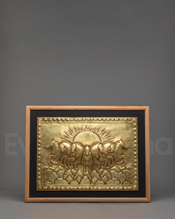 Seven Horse Wall Hanging