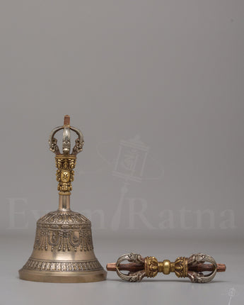 Handcrafted Vajra and Bell Set
