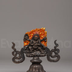 Six-Armed Mahakala Statue for Decor