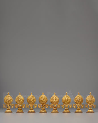 Spiritual Ashtamangala Symbols Set