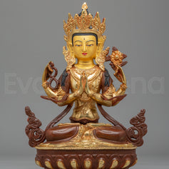 Traditional Chenrezig Shrine Statue