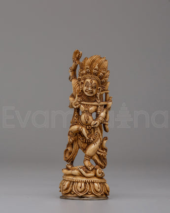 Handmade Mahakala Bone Sculpture
