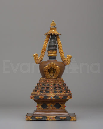 Sacred Lotus Blossom Stupa for Altar