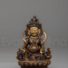 Dzambhala Meditation Wealth Deity Statue