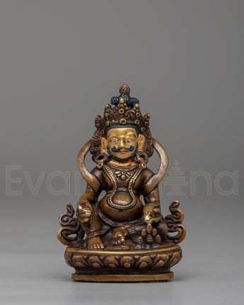 Dzambhala Meditation Wealth Deity Statue