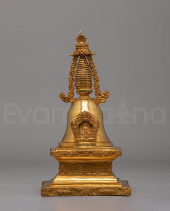 Tibetan Altar Parinirvana Stupa