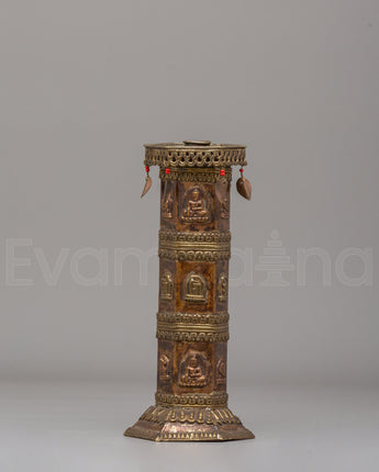 Sacred Buddhist Relief Incense Burner