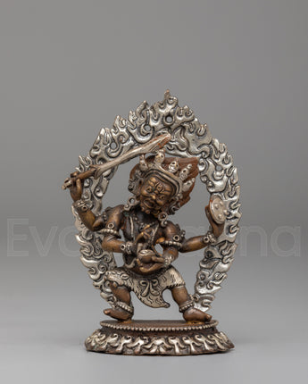 Four Armed Mahakala Statue