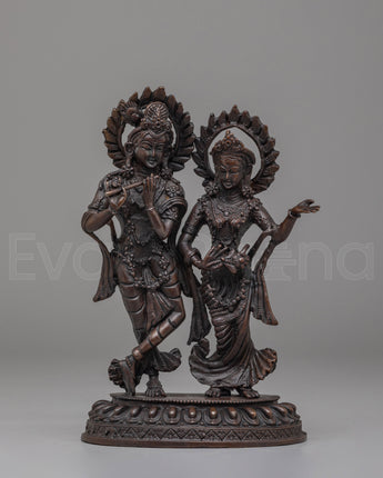 Sacred Radha Krishna Sculpture