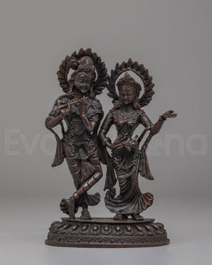 Sacred Radha Krishna Sculpture
