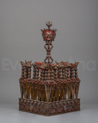 Handcrafted Tibetan Ritual Phurba Dagger Set