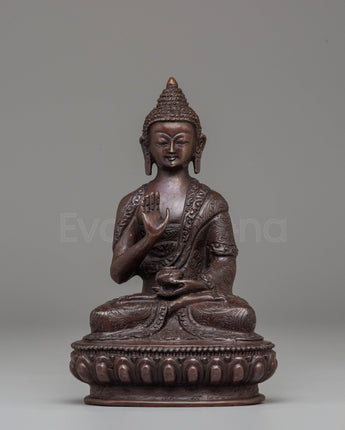 Amogasiddhi Buddha Altar Statue