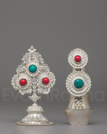 Traditional Flower and Torma Offering Set