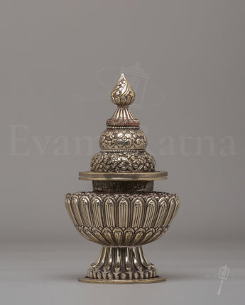 Sacred Buddhist Offerring Rice Pot
