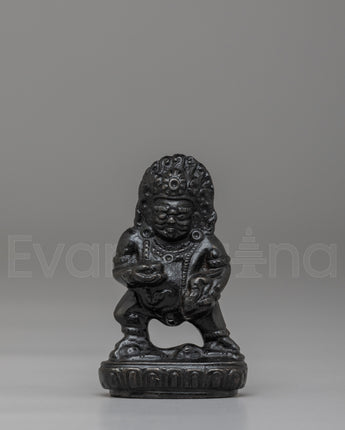Machine Made Black Dzambhala Statue