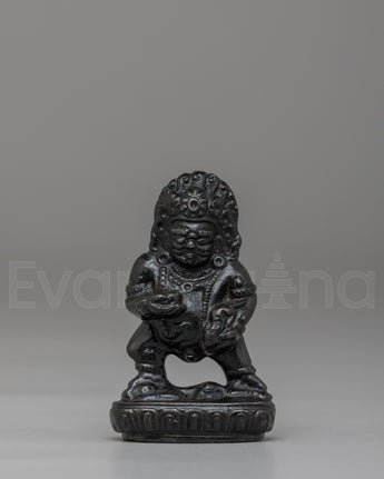 Machine Made Black Dzambhala Statue