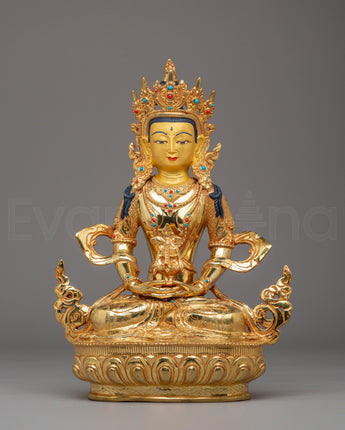 Amitayus Handcrafted Copper Statue