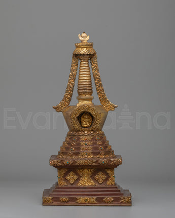 Sacred Altar Lotus Blossom Stupa