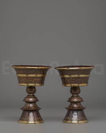 Butter Lamp Set