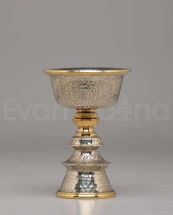Traditional Butter Lamp for Puja