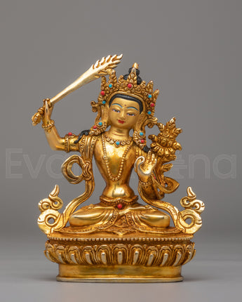 Wisdom Bodhisattva Manjushri Statue