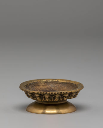Handcrafted Oil Lamp for Offering