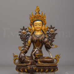 Tibetan Goddess Green Tara Statue