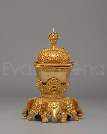 Handcrafted Kapala Offering Vessel