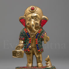 Handmade Standing Ganesh Sculpture