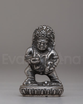 Traditional Black Dzambhala Statue
