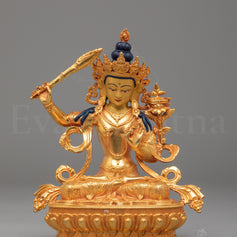Machine Made Manjushri Figurine
