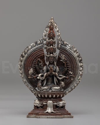Handcrafted 1000-armed Chenrezig Statue