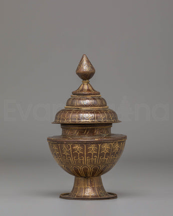 Handcrafted Buddhist Rice Pot