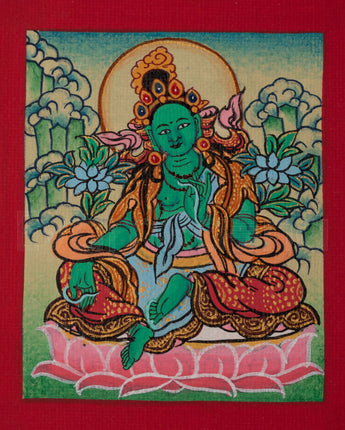 Green Tara Thangka Locket