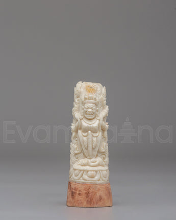 Tibetan Bone Phurba Dagger Sculpture
