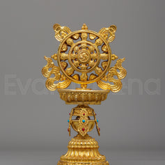 Dharma Wheel Vase