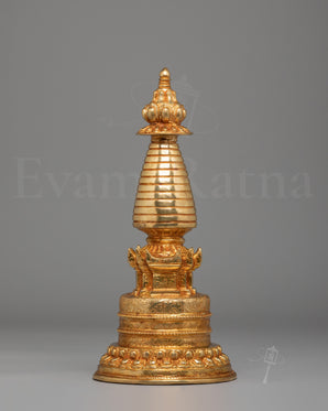 Traditional Handcrafted Altar Kadampa Stupa