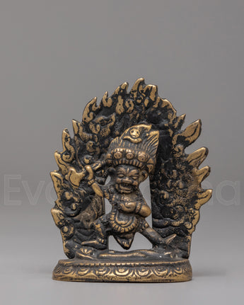 Buddhist Protector Deity Mahakala Statue