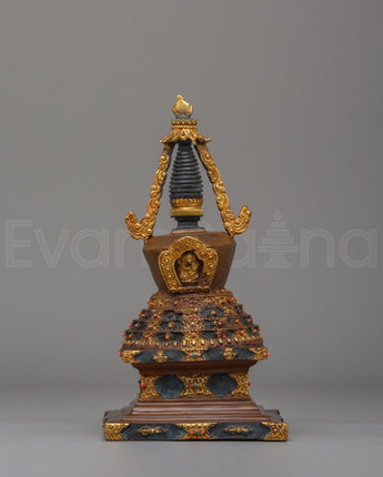 Traditional Tibetan Lotus Blossom Stupa