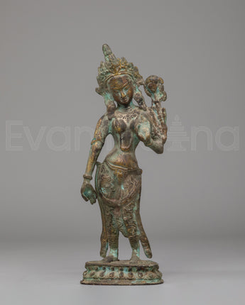 Standing Green Tara Statue