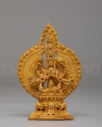 Thousand-Armed Chenrezig Deity Statue