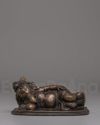 Spiritual Reclining Ganesha Statue